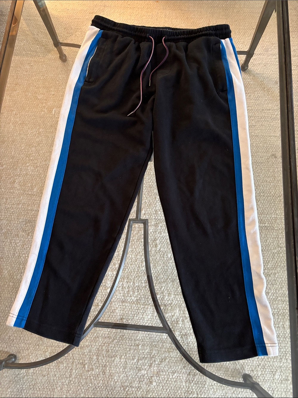 Tommy Hilfiger Navy Sweatpants with Signature Trim